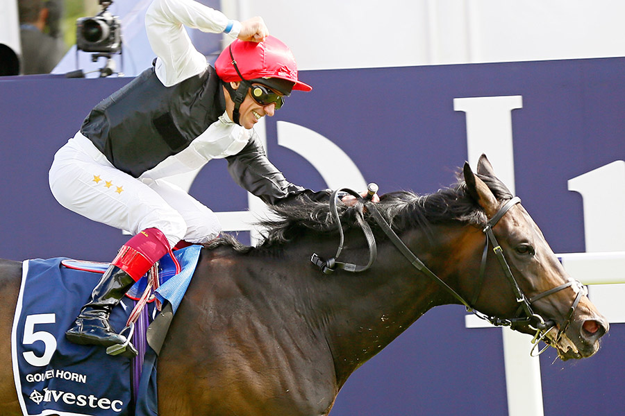 Golden Horn wins the Derby
